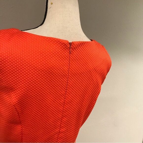 Alexandra Bartlett Orange and White Midi Dress - Picture 11 of 11